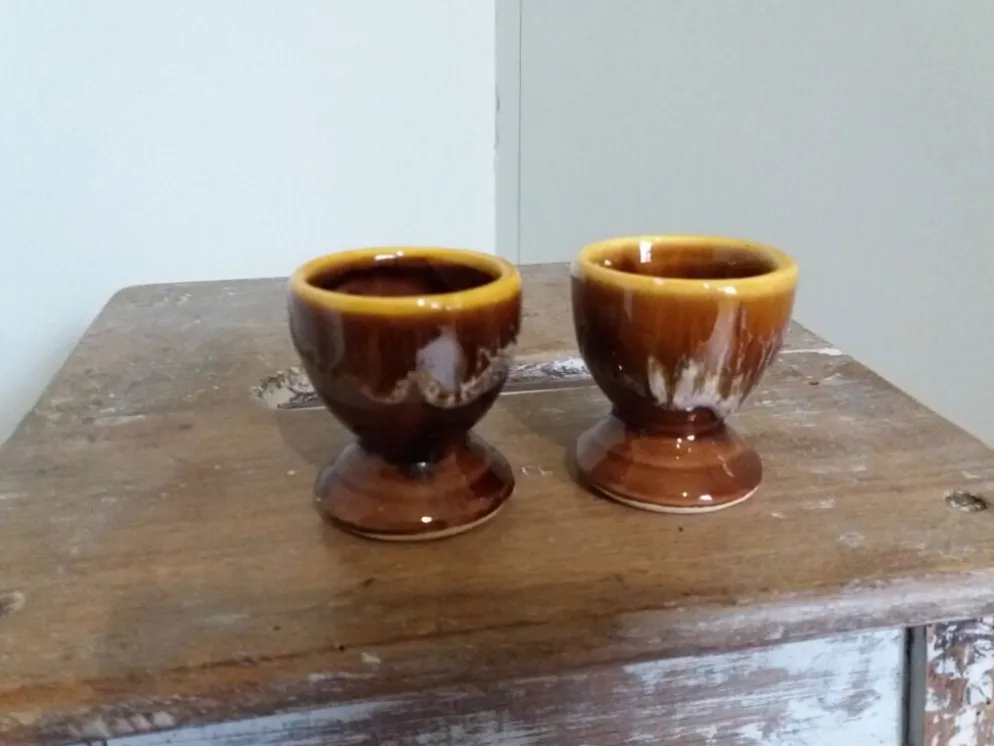 Coquetiers céramique flammée