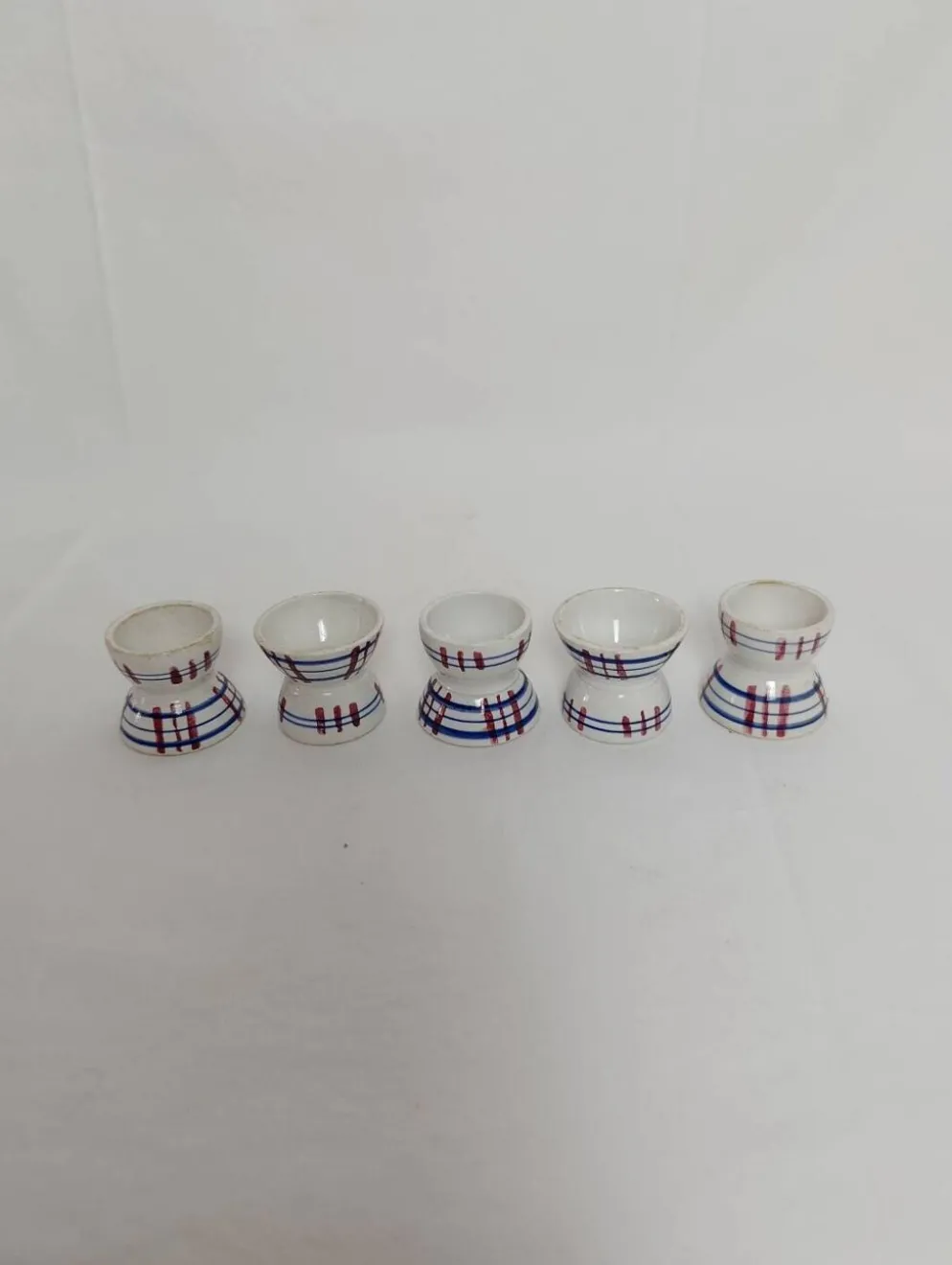 Coquetiers diabolo Sarreguemines Poitou lot de 5