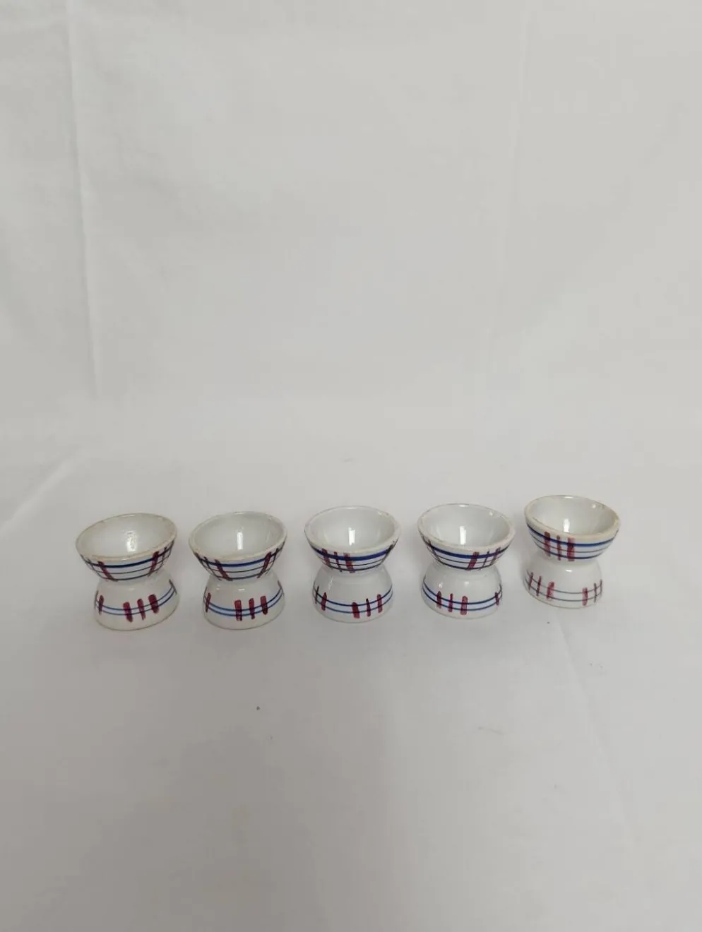 Coquetiers diabolo Sarreguemines Poitou lot de 5