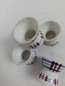 Coquetiers diabolo Sarreguemines Poitou lot de 5