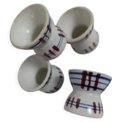 Coquetiers diabolo Sarreguemines Poitou lot de 5