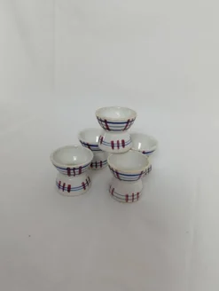 Coquetiers diabolo Sarreguemines Poitou lot de 5