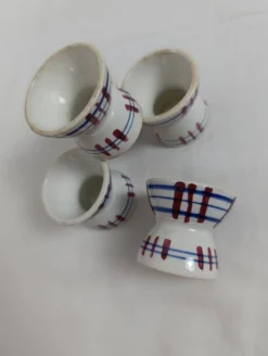 Coquetiers diabolo Sarreguemines Poitou lot de 5