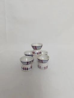 Coquetiers diabolo Sarreguemines Poitou lot de 5