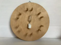 6 coquetiers en bois sablier support mural bois scandinave