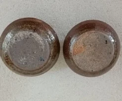 2 coquetiers en grès