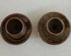 2 coquetiers en grès