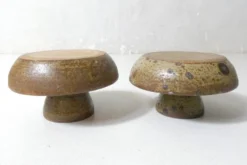 2 coquetiers en grès vintage