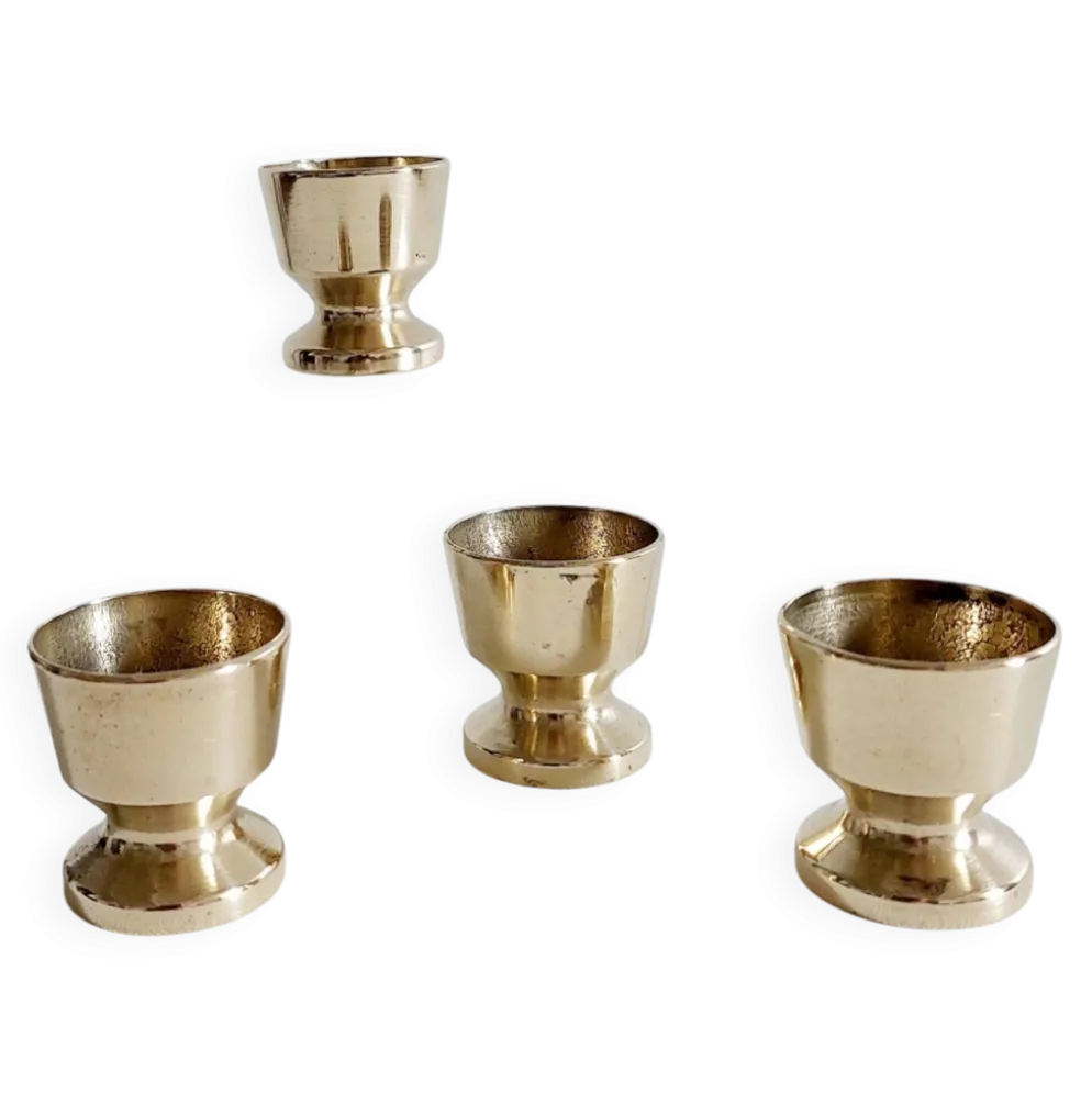 Coquetiers en laiton