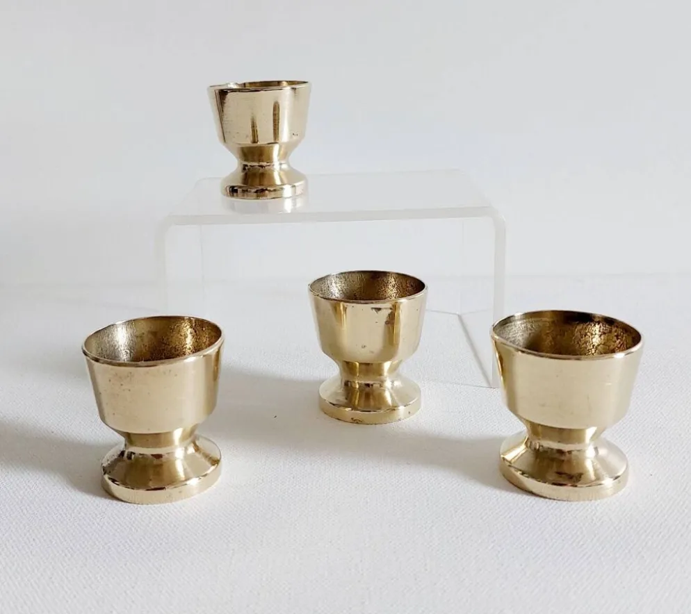 Coquetiers en laiton
