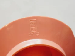 6 coquetiers en plastique vintage années 1960 Schumm Plastic Style neuf en boîte