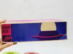 6 coquetiers en plastique vintage années 1960 Schumm Plastic Style neuf en boîte