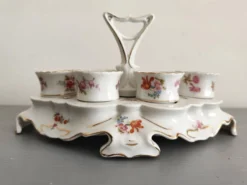 Coquetiers en porcelaine années 60