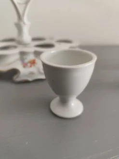 Coquetiers en porcelaine années 60