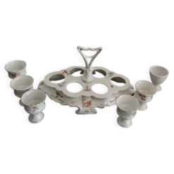 Coquetiers en porcelaine années 60