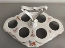 Coquetiers en porcelaine années 60