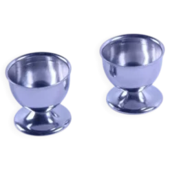 2 coquetiers inox anciens