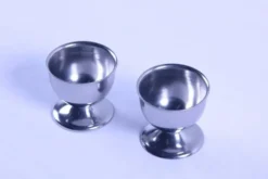 2 coquetiers inox anciens