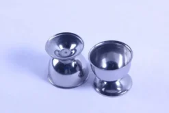 2 coquetiers inox anciens
