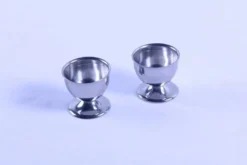 2 coquetiers inox anciens