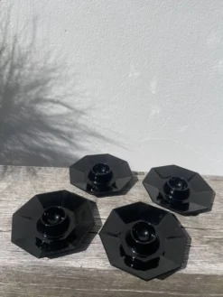 4 coquetiers noirs 1970