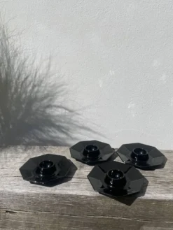 4 coquetiers noirs 1970