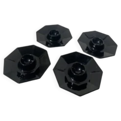 4 coquetiers noirs 1970
