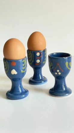 Coquetiers poterie d'alsace vintage