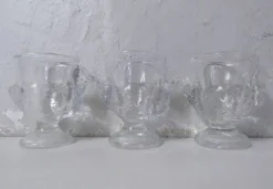 coquetiers poules transparentes