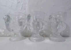 coquetiers poules transparentes