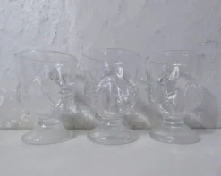 coquetiers poules transparentes