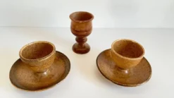 3 coquetiers vintage