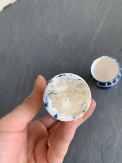 2 coquetiers vintage céramique italienne