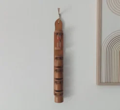 Coquetier vintage en bois années 70