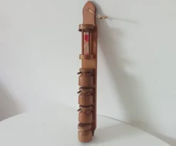 Coquetier vintage en bois années 70