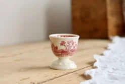 Coquetier vintage porcelaine ivoire Villeroy & Boch Rusticana
