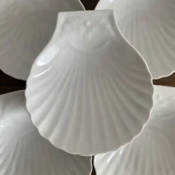 coquilles Saint-Jacques APILCO en porcelaine blanche