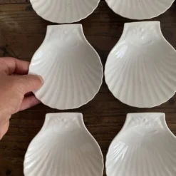 coquilles Saint-Jacques APILCO en porcelaine blanche