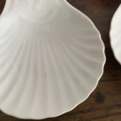 coquilles Saint-Jacques APILCO en porcelaine blanche