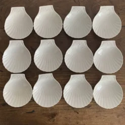 coquilles Saint-Jacques APILCO en porcelaine blanche