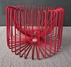 Corbeille coupe à fruits rouge Trådig par Ehlén Johansson