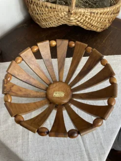 Corbeille à fruits en bois d’olivier