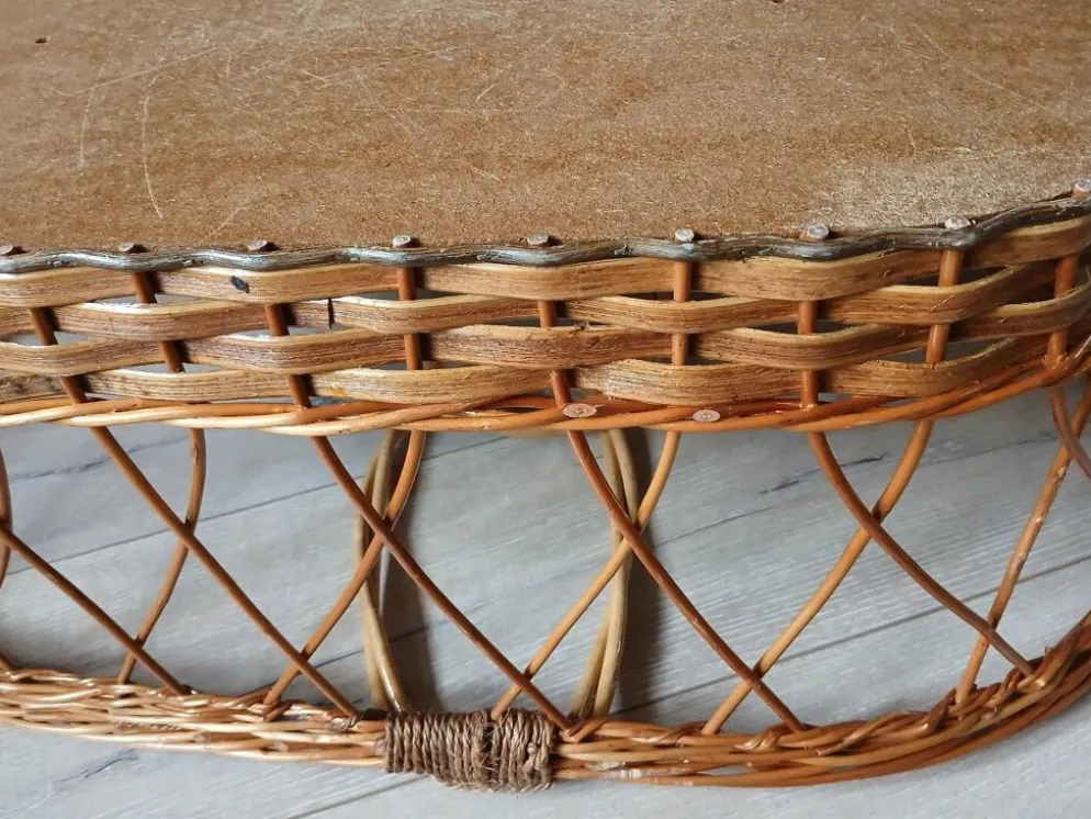 Couffin ancien en osier
