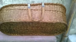 Couffin en osier vintage