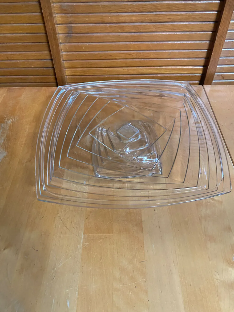 Coupe ancienne art déco cristal d’arques jg durand modèle shantung vin