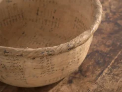 Coupe ancienne japonaise de comptes en papier washi – Japon, vers 1920