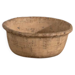 Coupe ancienne japonaise de comptes en papier washi – Japon, vers 1920