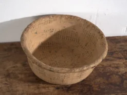Coupe ancienne japonaise de comptes en papier washi – Japon, vers 1920