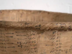Coupe ancienne japonaise de comptes en papier washi – Japon, vers 1920