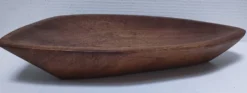 Coupe bois massif xl forme libre années 70